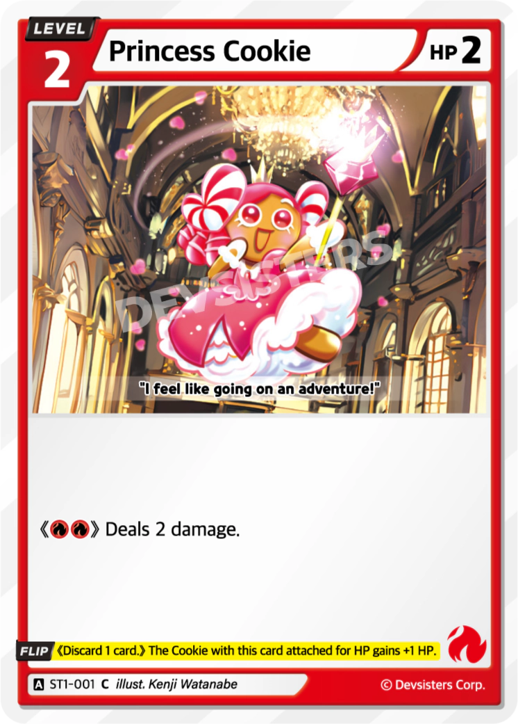 Image for Princess Cookie (ST1-001) [Starter Deck RED] - CookieRun: Braverse TCG