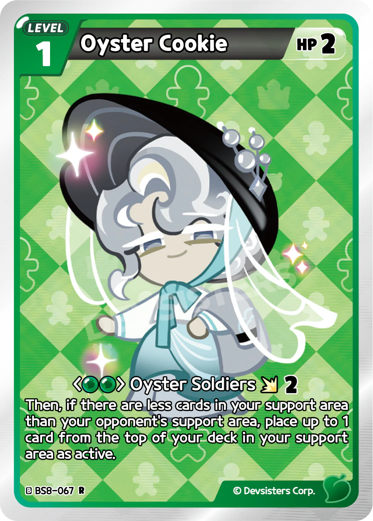 Image for Oyster Cookie (BS8-067) [Land of Fire & Ruin, Realm of Apathy] - CookieRun: Braverse TCG