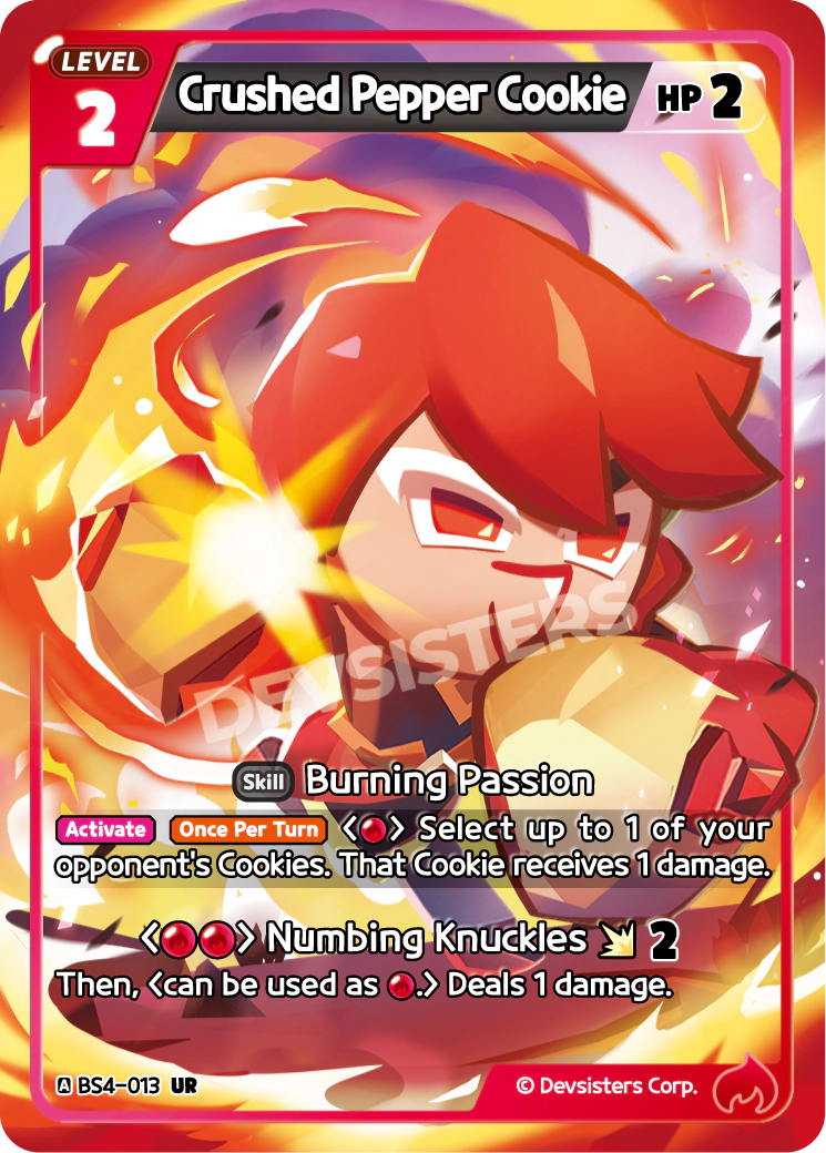 Image for Crushed Pepper Cookie (BS4-013) [Age of Heroes and Kingdoms] - CookieRun: Braverse TCG