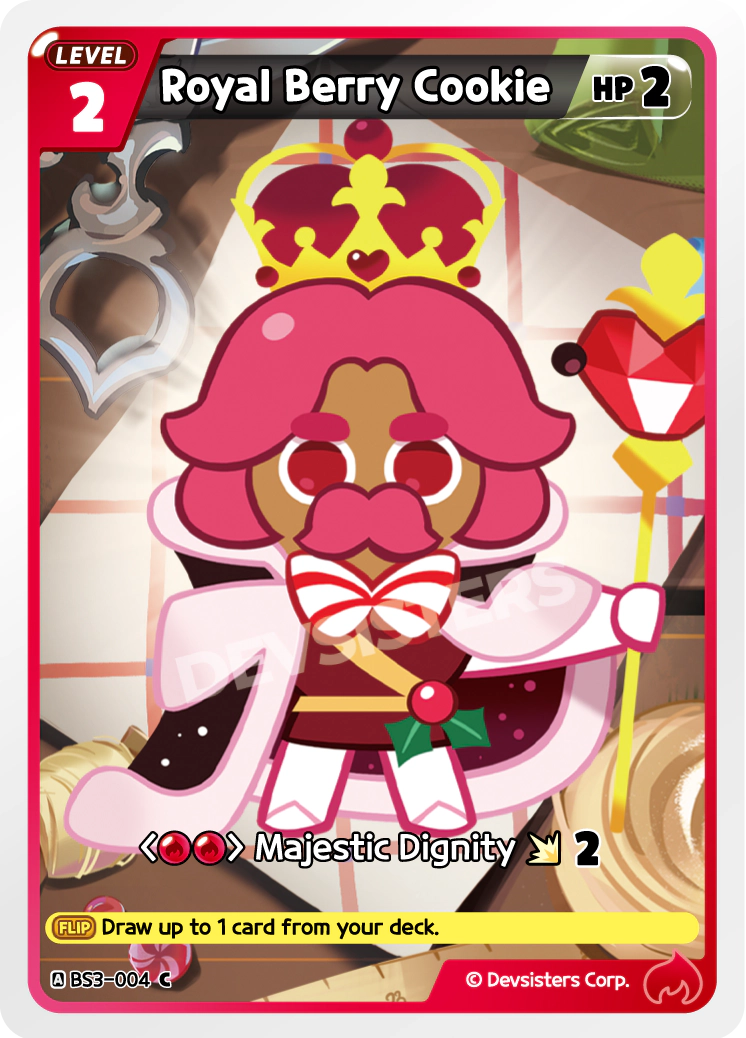 Image for Royal Berry Cookie (BS3-004) [Age of Heroes and Kingdoms] - CookieRun: Braverse TCG