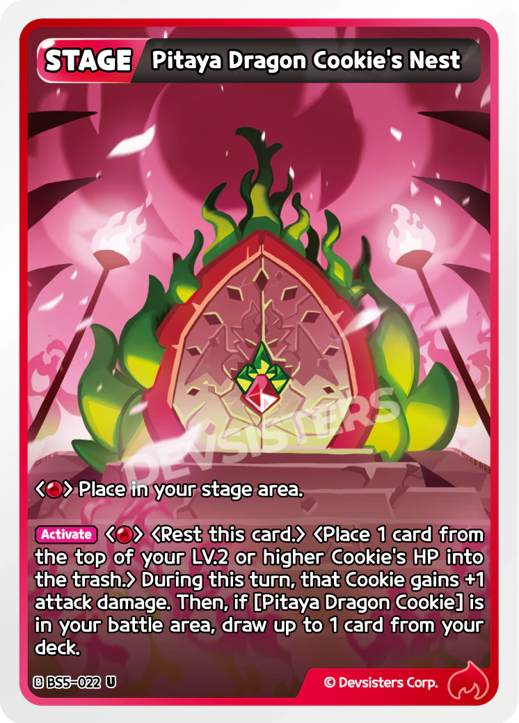 Image for Pitaya Dragon Cookie's Nest (BS5-022) [Operation Timeguard] - CookieRun: Braverse TCG
