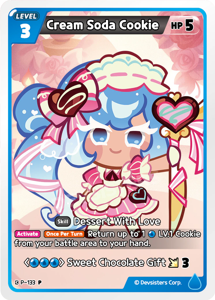 Image for Cream Soda Cookie (P-133) [Promotion Card] - CookieRun: Braverse TCG