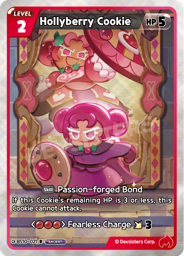 Image for Hollyberry Cookie (BS10-021) [Paradise of Passion & Sloth / Catacombs of Silence] - CookieRun: Braverse TCG