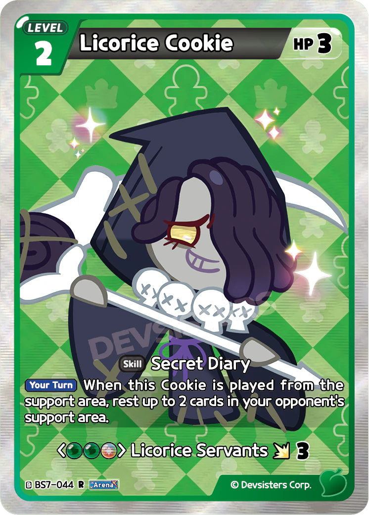 Image for Licorice Cookie (BS7-044) [Arena of Glory] - CookieRun: Braverse TCG