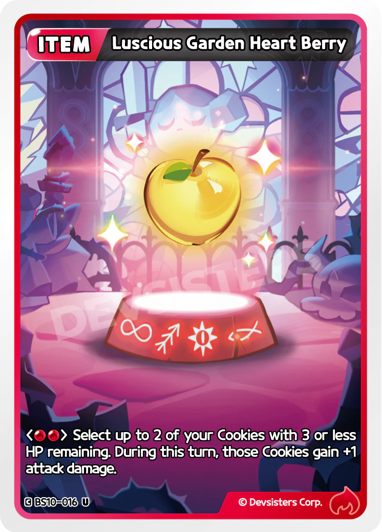 Image for Luscious Garden Heart Berry (BS10-016) [Paradise of Passion & Sloth / Catacombs of Silence] - CookieRun: Braverse TCG