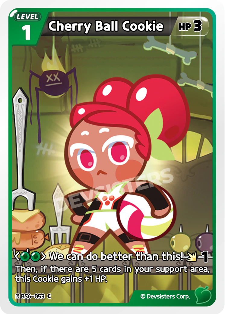 Image for Cherry Ball Cookie (BS6-053) [Operation Timeguard] - CookieRun: Braverse TCG