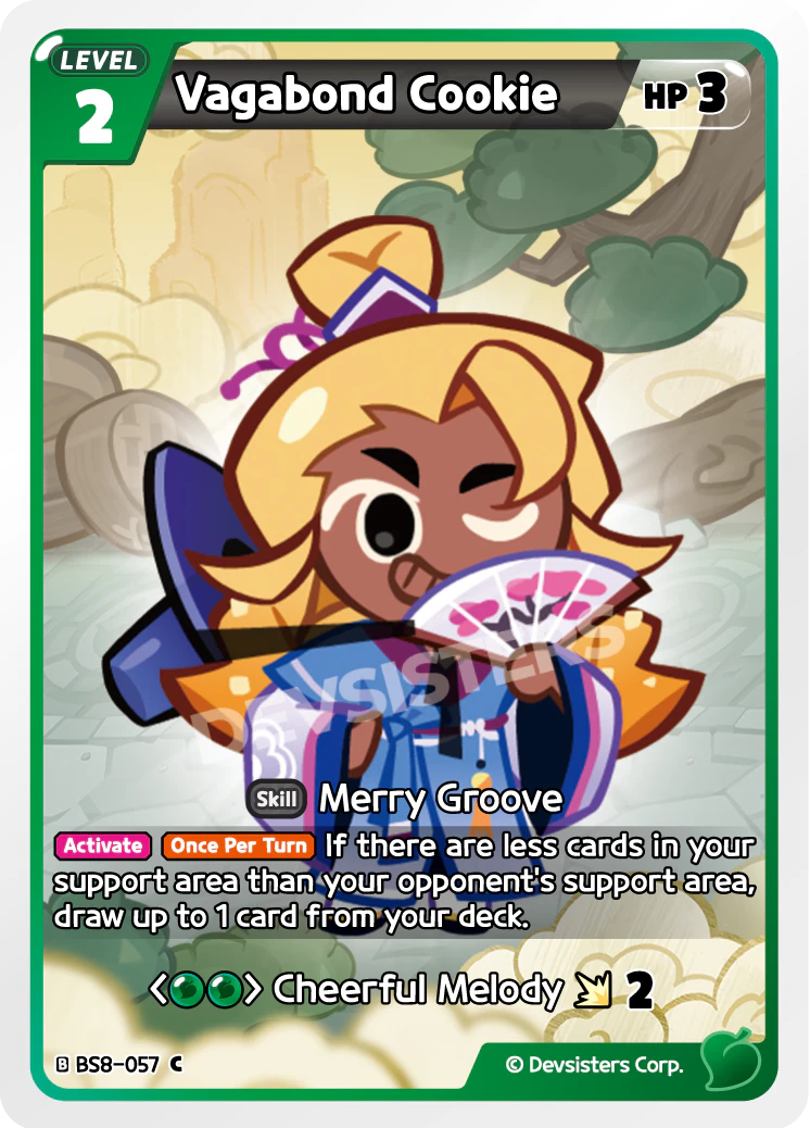 Image for Vagabond Cookie (BS8-057) [Land of Fire & Ruin, Realm of Apathy] - CookieRun: Braverse TCG