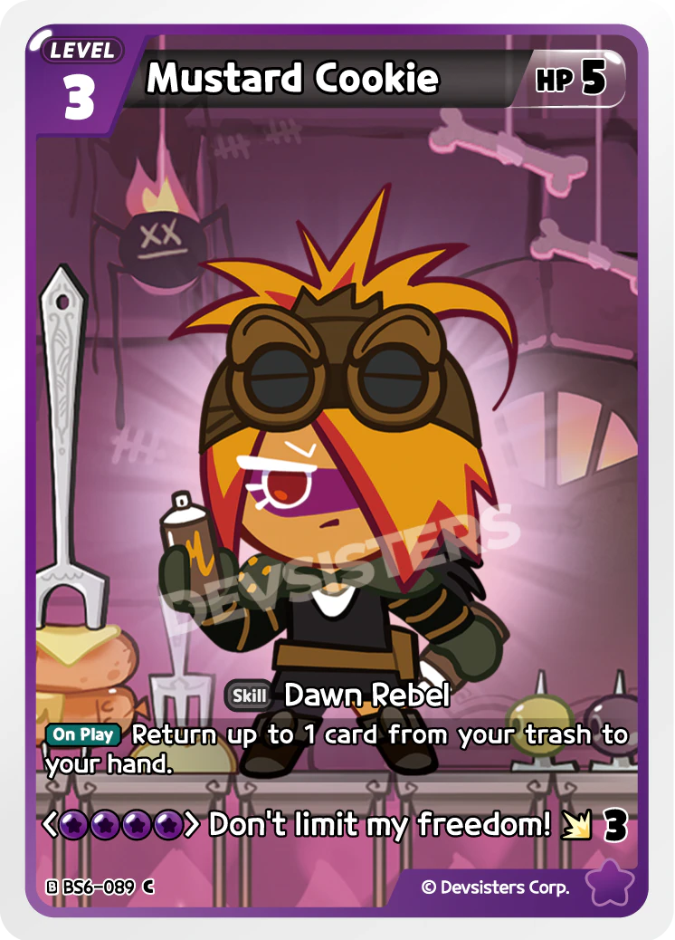 Image for Mustard Cookie (BS6-089) [Operation Timeguard] - CookieRun: Braverse TCG