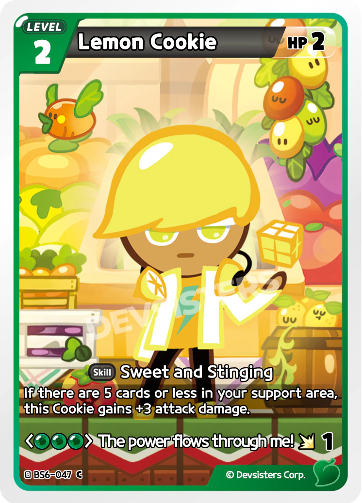 Image for Lemon Cookie (BS6-047) [Operation Timeguard] - CookieRun: Braverse TCG