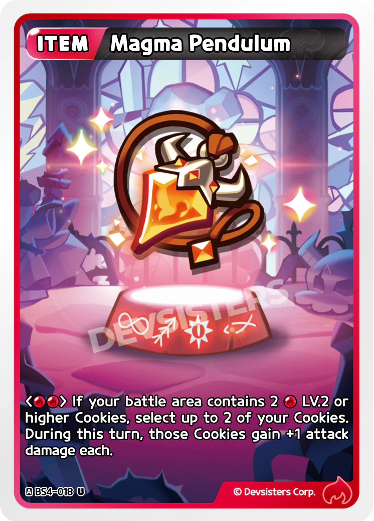 Image for Magma Pendulum (BS4-018) [Age of Heroes and Kingdoms] - CookieRun: Braverse TCG