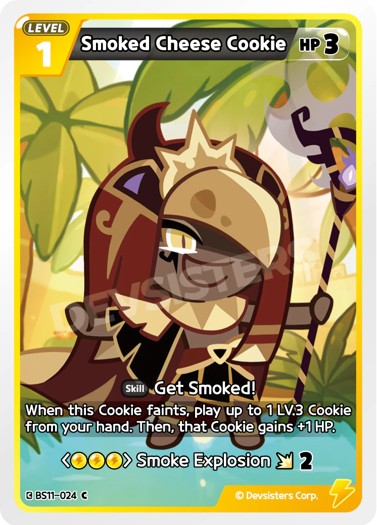 Image for Smoked Cheese Cookie (BS11-024) [The Dark Enchantress War] - CookieRun: Braverse TCG
