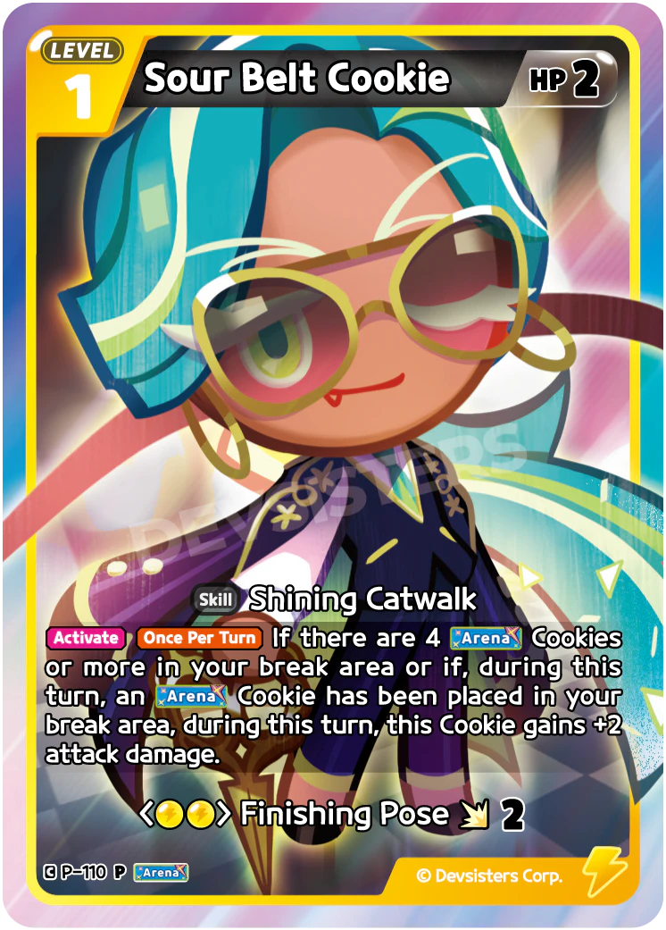 Image for Sour Belt Cookie (P-110) [Promotion Card] - CookieRun: Braverse TCG