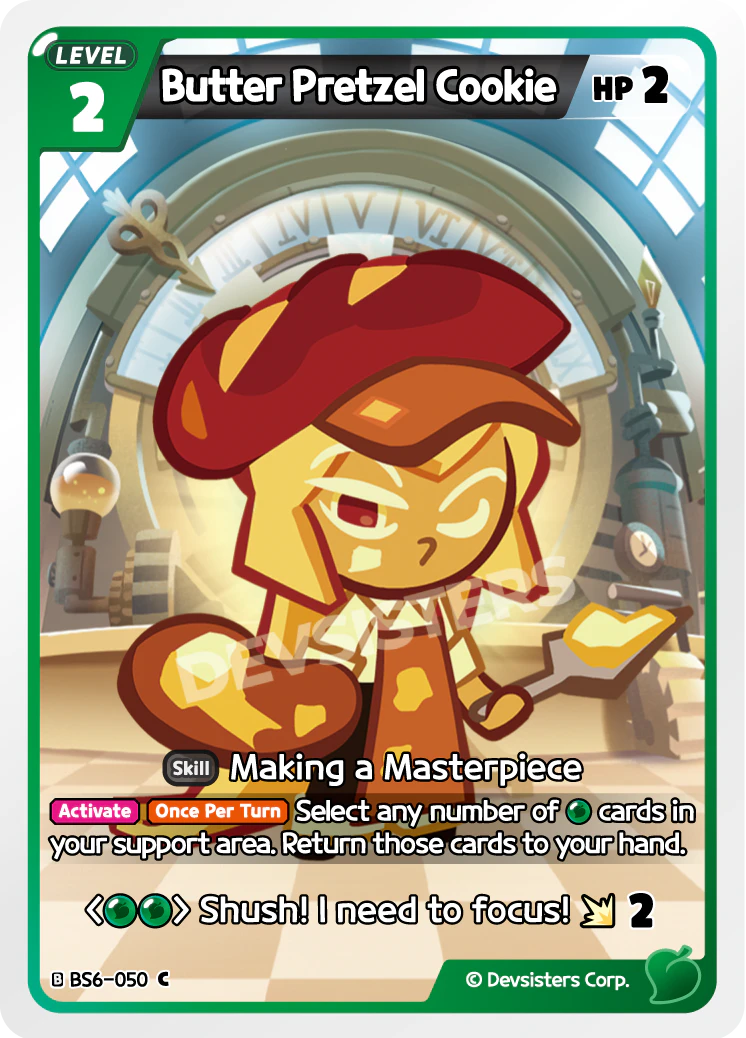 Image for Butter Pretzel Cookie (BS6-050) [Operation Timeguard] - CookieRun: Braverse TCG