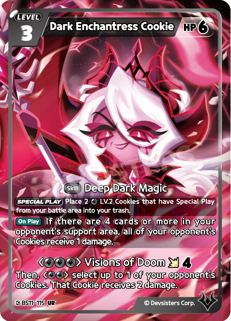 Image for Dark Enchantress Cookie (BS11-115) [The Dark Enchantress War] - CookieRun: Braverse TCG