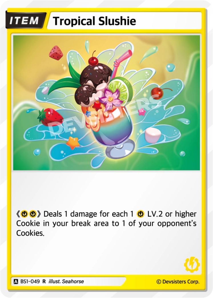 Image for Tropical Slushie (BS1-049) [BRAVE BEGINNING] - CookieRun: Braverse TCG