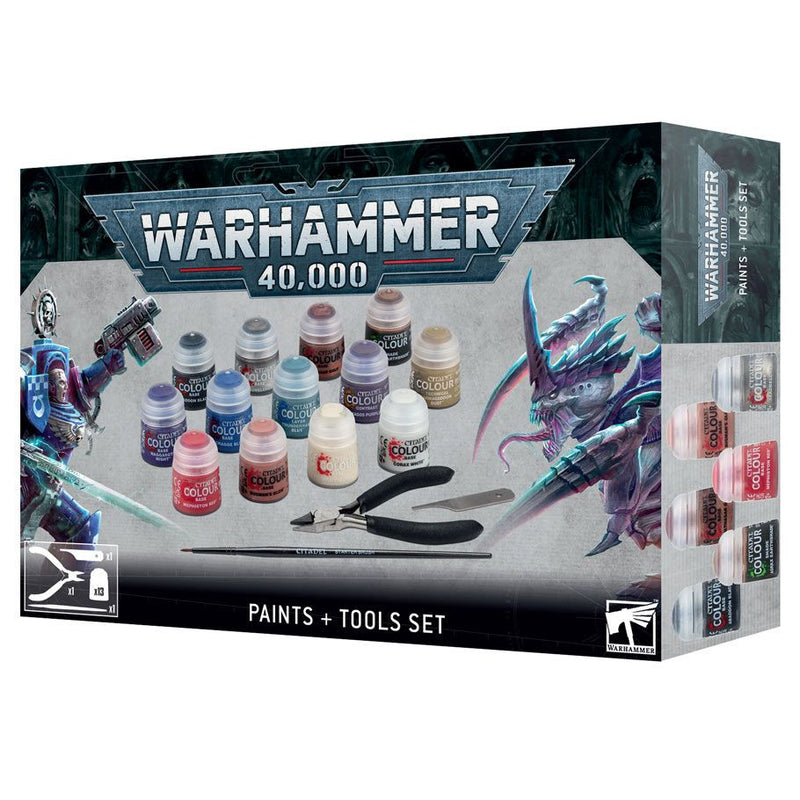 Warhammer 40,000: Paints + Tools Set