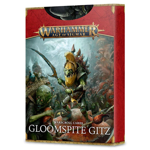89-64 Warhammer Age of Sigmar: Gloomspite Gitz: Warscroll Cards