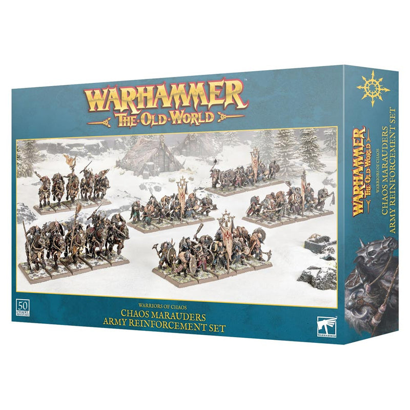 08-18 Warhammer The Old World: Chaos Marauders Army Reinforcement Set