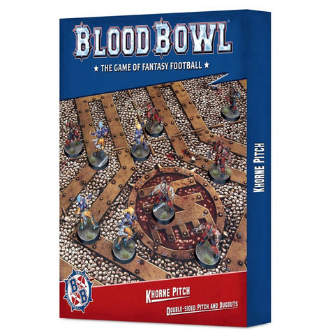 202-18 Blood Bowl: Khorne: Pitch & Dugouts