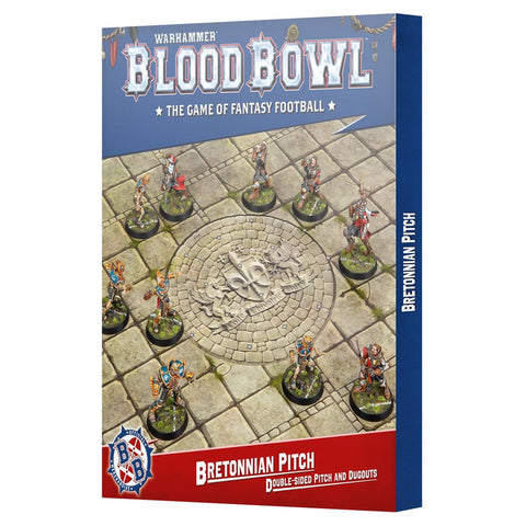 202-61 Blood Bowl: Bretonnian Team: Pitch and Dugouts