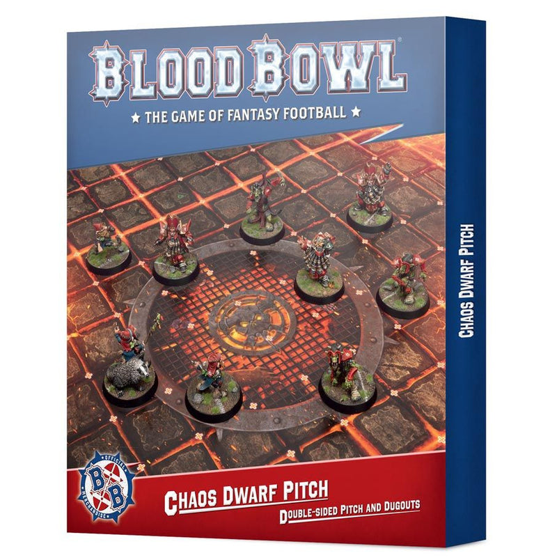 202-46 Blood Bowl: Chaos Dwarfs: Pitch & Dugouts
