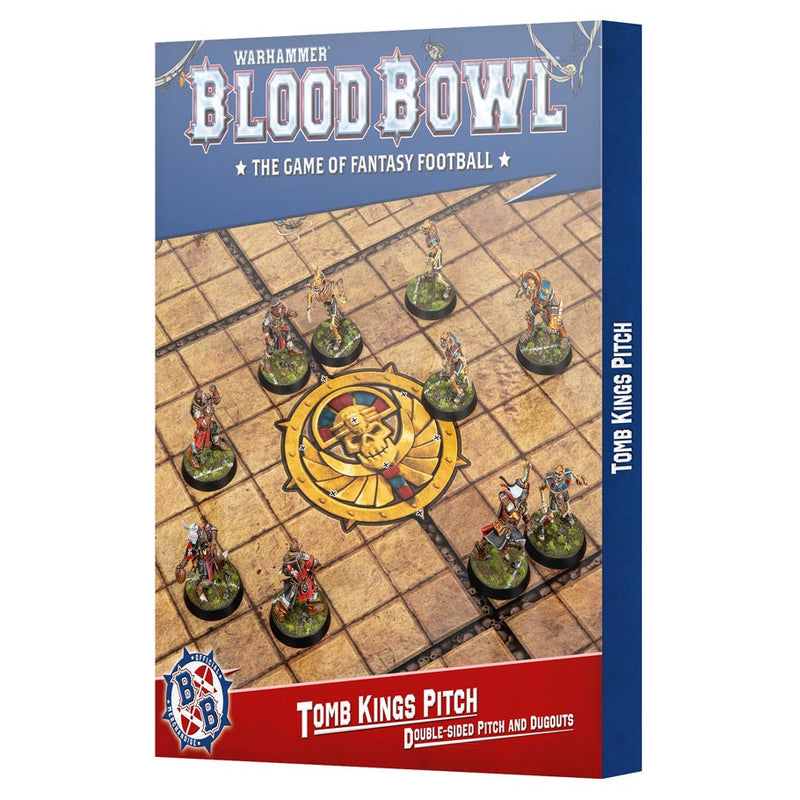 202-60 Blood Bowl: Tomb Kings Team: Pitch and Dugouts