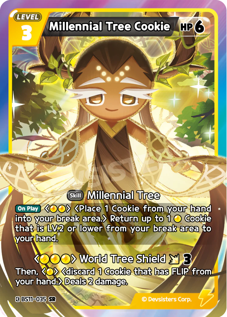 Image for Millennial Tree Cookie (BS11-035) [The Dark Enchantress War] - CookieRun: Braverse TCG