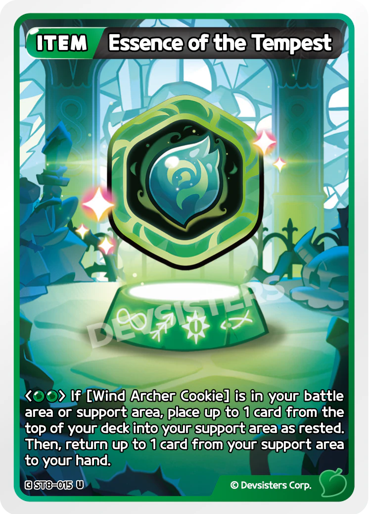 Image for Essence of the Tempest (ST8-015) [Guardian Winds] - CookieRun: Braverse TCG