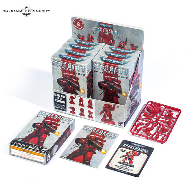 Space Marine Heroes: 2022 Series One Blind Booster Display