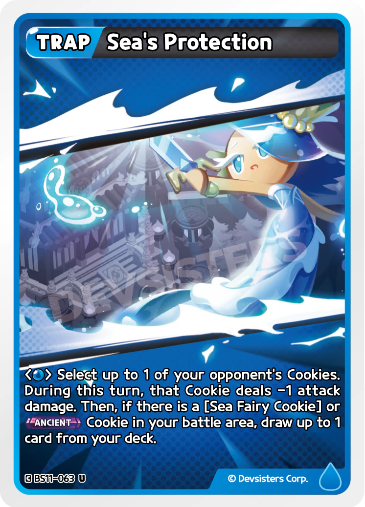 Image for Sea's Protection (BS11-063) [The Dark Enchantress War] - CookieRun: Braverse TCG