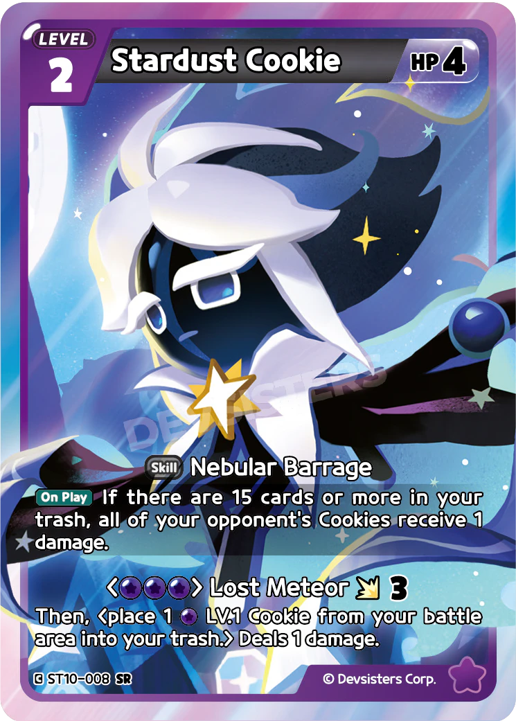 Image for Stardust Cookie (ST10-008) [Glorious Moonlight] - CookieRun: Braverse TCG