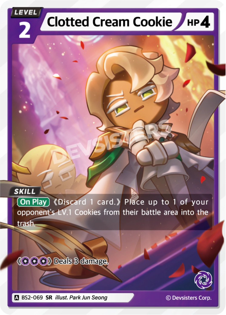 Image for Clotted Cream Cookie (BS2-069) [BRAVE BEGINNING] - CookieRun: Braverse TCG