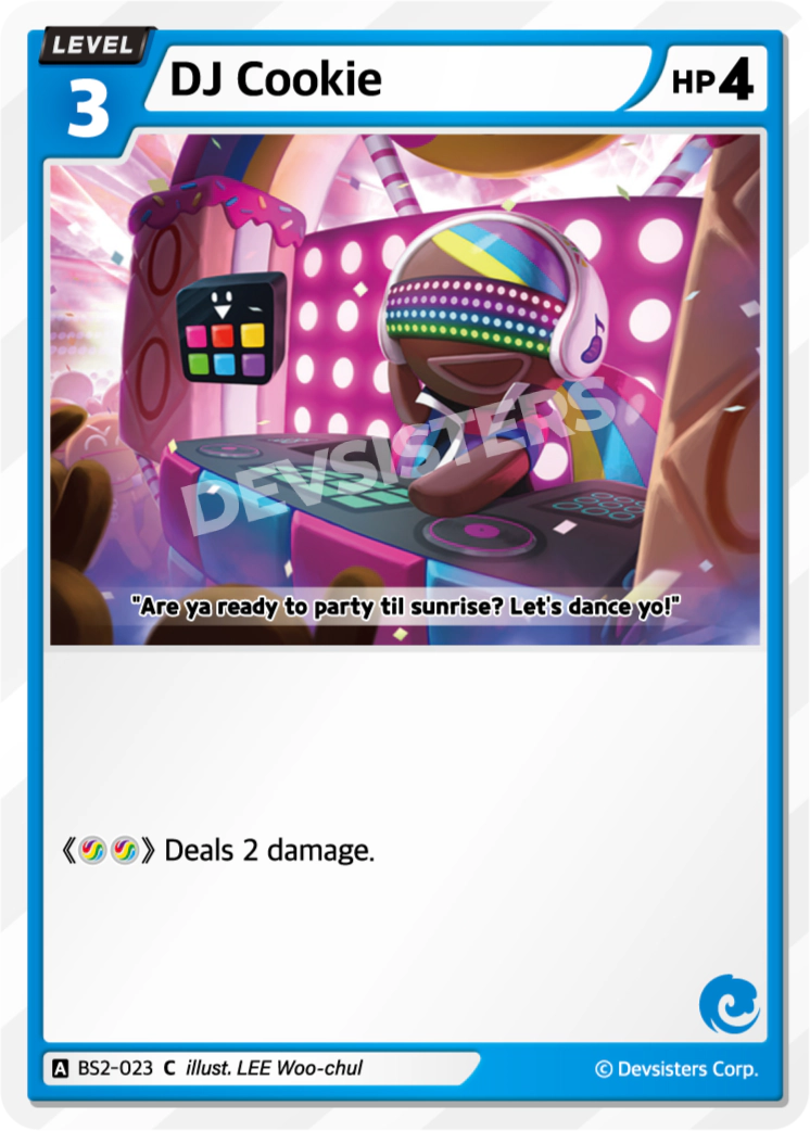 Image for DJ Cookie (BS2-023) [BRAVE BEGINNING] - CookieRun: Braverse TCG
