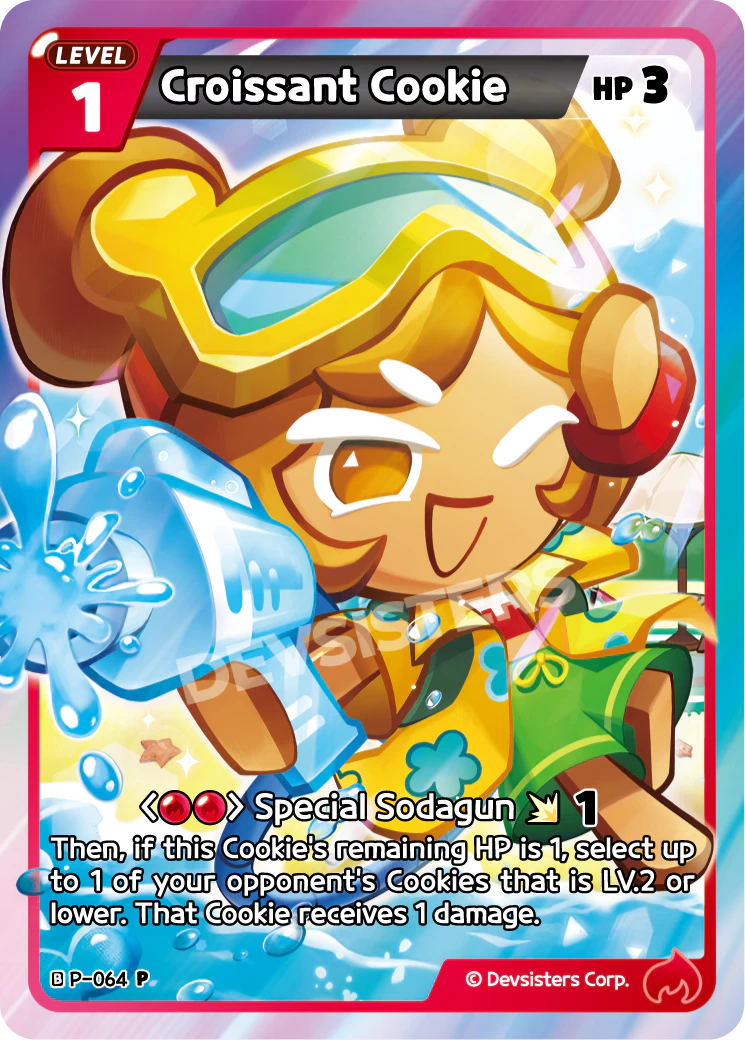 Image for Croissant Cookie (P-064) [Promotion Card] - CookieRun: Braverse TCG