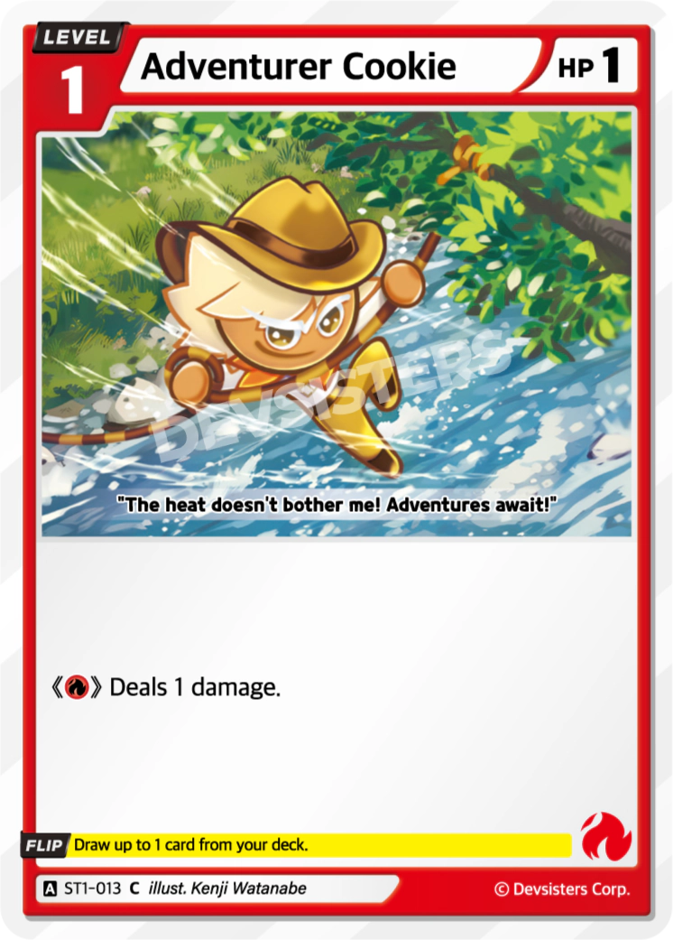 Image for Adventurer Cookie (ST1-013) [Starter Deck RED] - CookieRun: Braverse TCG