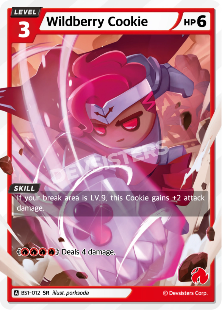 Image for Wildberry Cookie (BS1-012) [BRAVE BEGINNING] - CookieRun: Braverse TCG
