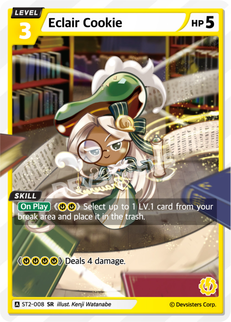 Image for Eclair Cookie (ST2-008) [Starter Deck YELLOW] - CookieRun: Braverse TCG