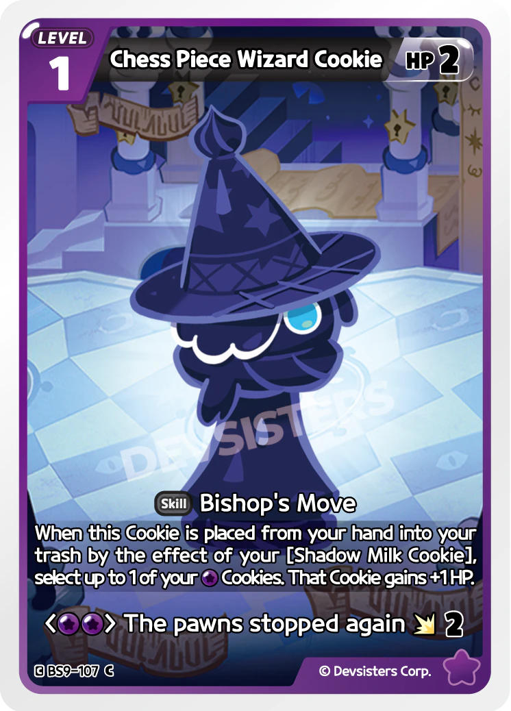 Image for Chess Piece Wizard Cookie (BS9-107) [A Game of Truth and Deceit] - CookieRun: Braverse TCG