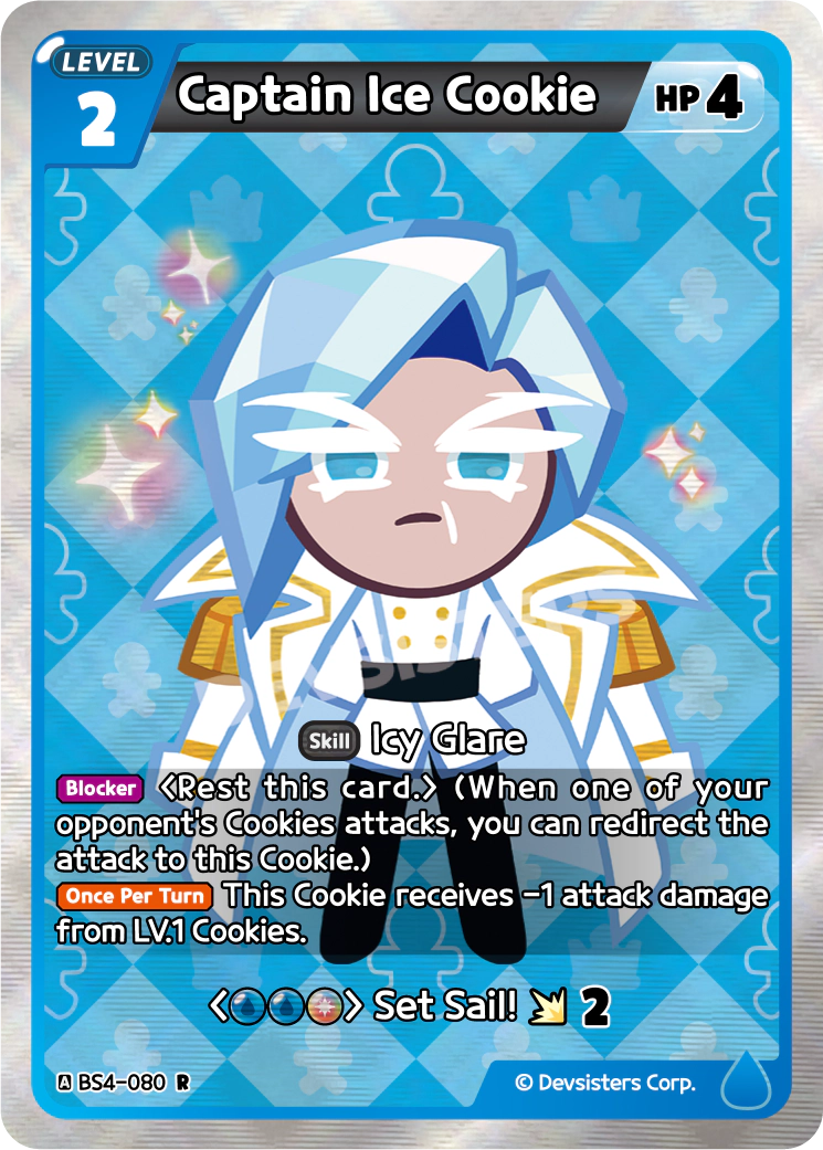 Image for Captain Ice Cookie (BS4-080) [Age of Heroes and Kingdoms] - CookieRun: Braverse TCG
