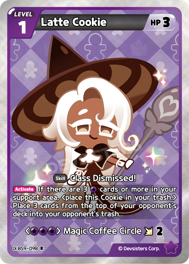 Image for Latte Cookie (BS9-098) [A Game of Truth and Deceit] - CookieRun: Braverse TCG