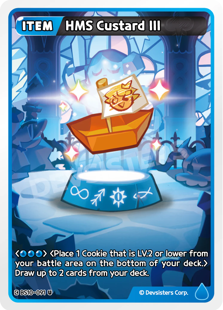 Image for HMS Custard III (BS10-091) [Paradise of Passion & Sloth / Catacombs of Silence] - CookieRun: Braverse TCG