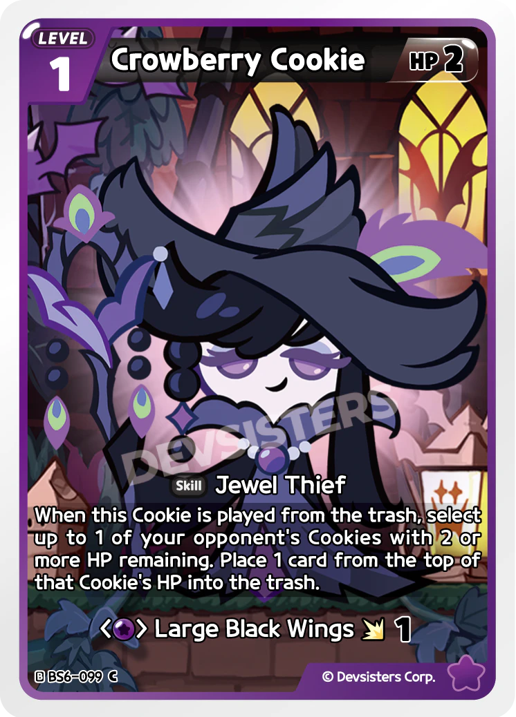Image for Crowberry Cookie (BS6-099) [Operation Timeguard] - CookieRun: Braverse TCG
