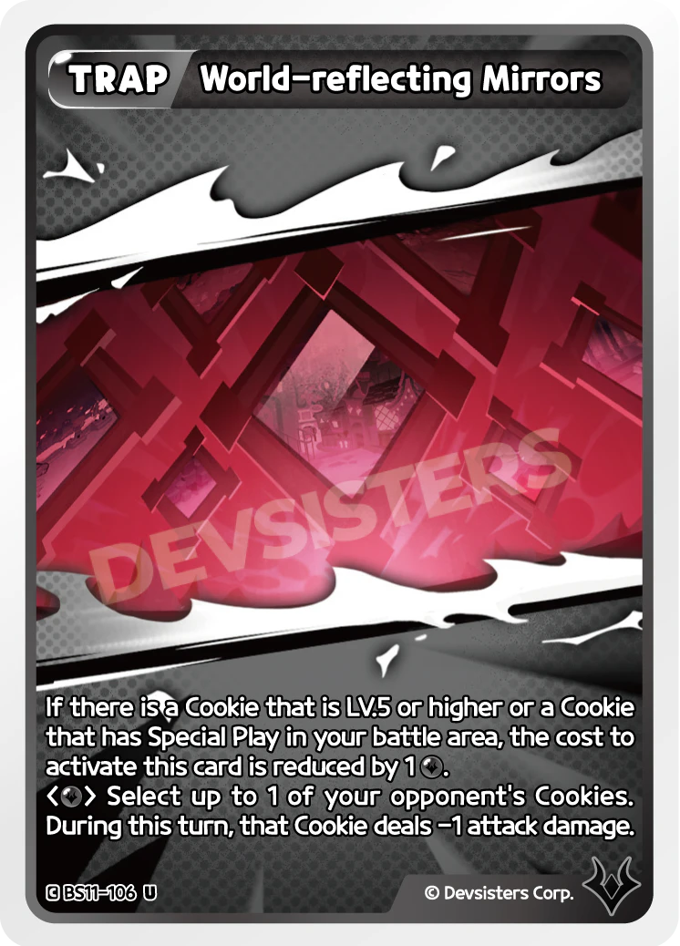 Image for World-reflecting Mirrors (BS11-106) [The Dark Enchantress War] - CookieRun: Braverse TCG