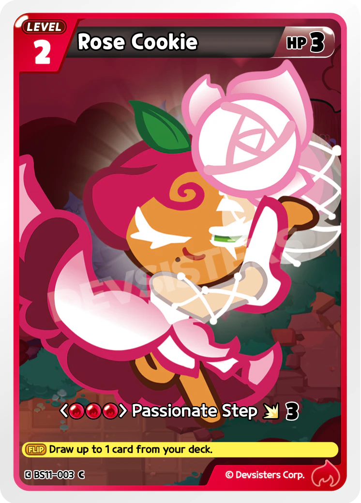 Image for Rose Cookie (BS11-003) [The Dark Enchantress War] - CookieRun: Braverse TCG