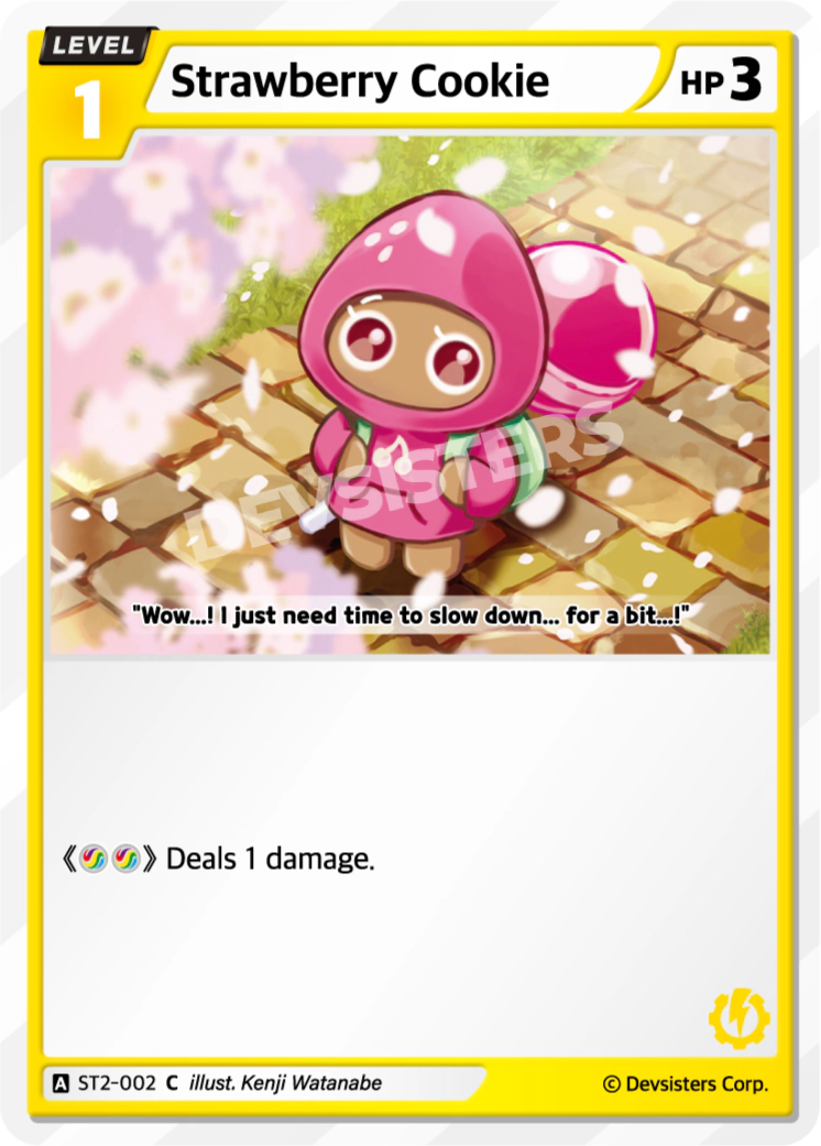 Image for Strawberry Cookie (ST2-002) [Starter Deck YELLOW] - CookieRun: Braverse TCG