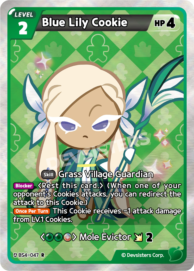 Image for Blue Lily Cookie (BS4-047) [Age of Heroes and Kingdoms] - CookieRun: Braverse TCG
