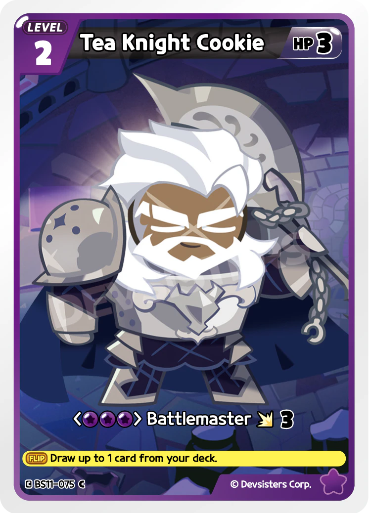 Image for Tea Knight Cookie (BS11-075) [The Dark Enchantress War] - CookieRun: Braverse TCG