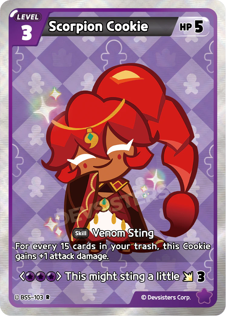 Image for Scorpion Cookie (BS5-103) [Operation Timeguard] - CookieRun: Braverse TCG