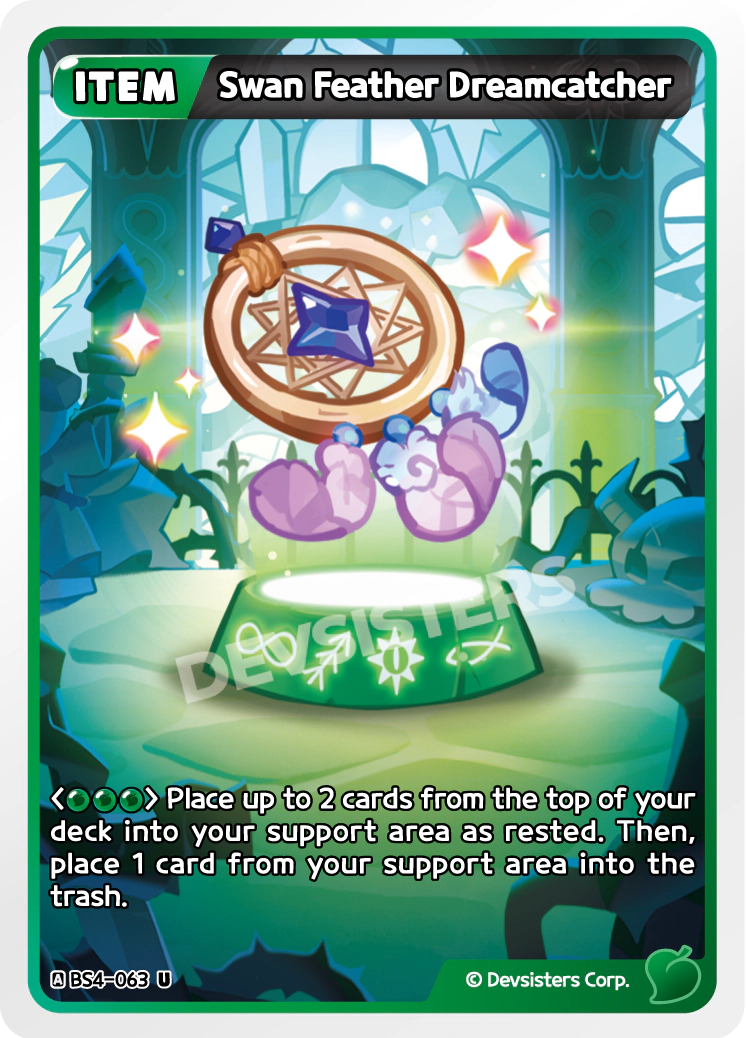 Image for Swan Feather Dreamcatcher (BS4-063) [Age of Heroes and Kingdoms] - CookieRun: Braverse TCG
