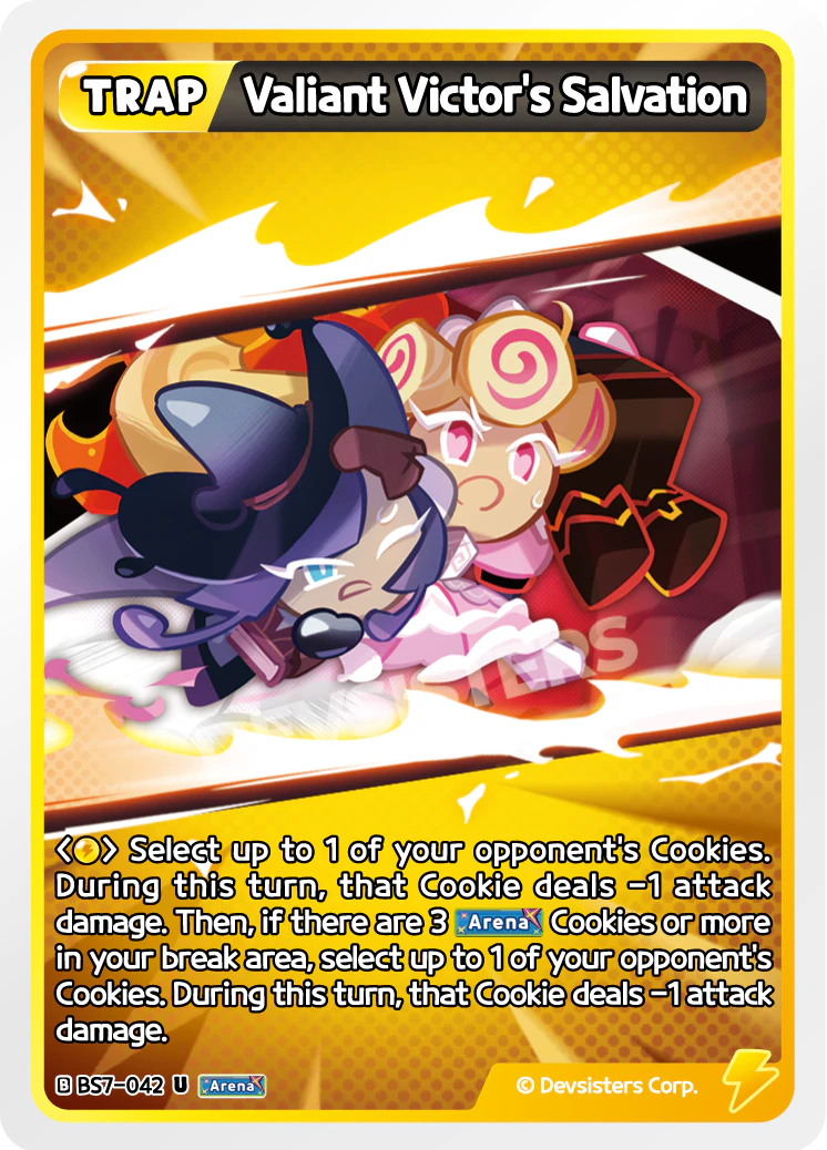 Image for Valiant Victor's Salvation (BS7-042) [Arena of Glory] - CookieRun: Braverse TCG